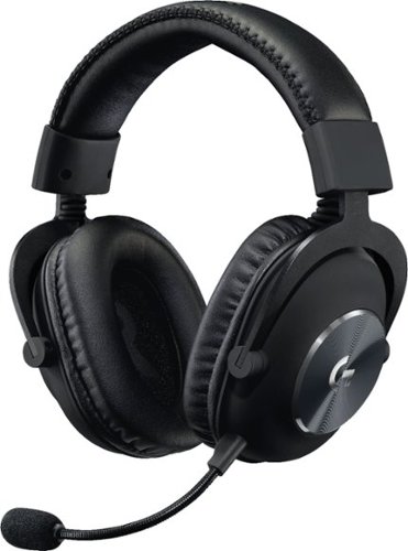Logitech - G PRO X Wired 7.1 Surround Sound Over-the-Ear Gaming Headset for Windows - Black