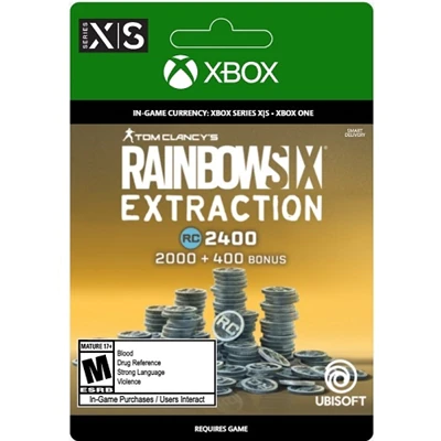 Download Xbox Tom Clancys Rainbow Six Extraction 2400 REACT Credits Xbox One Digital Code