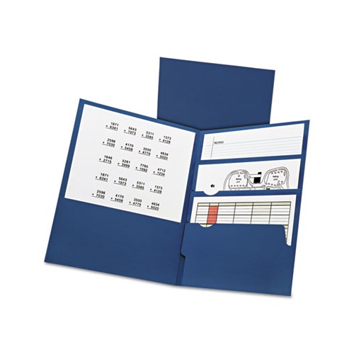 Divide It Up Four-Pocket Paper Folders