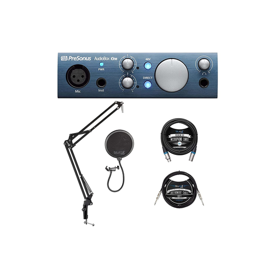PreSonus AudioBox iOne 2x2 USB/iPad Audio Interface for Windows, Mac, and iOS Bu