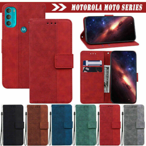 For Moto G31/G41 G50 G60S Edge 20 fusion Pro Case Flip Leather Wallet Cover