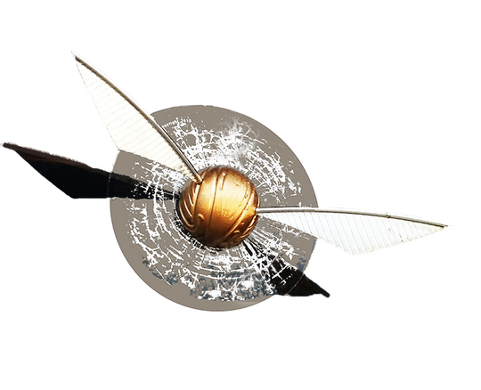 Golden Snitch Window Splat