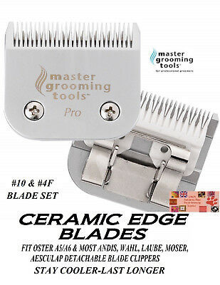 PRO Edge CERAMIC 10&4F(4FC) Blade Fit Oster A5 A6,Andis AGC MBG DBLC SMC Clipper