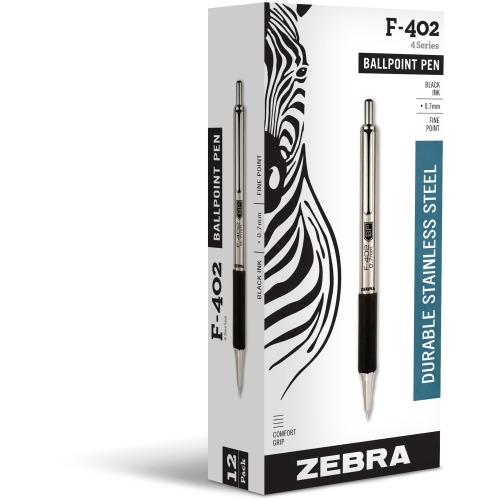Zebra Pen F402 Retractable Ballpoint Pen