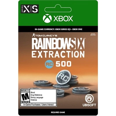 Download Xbox Tom Clancys Rainbow Six Extraction 500 REACT Credits Xbox One Digital Code