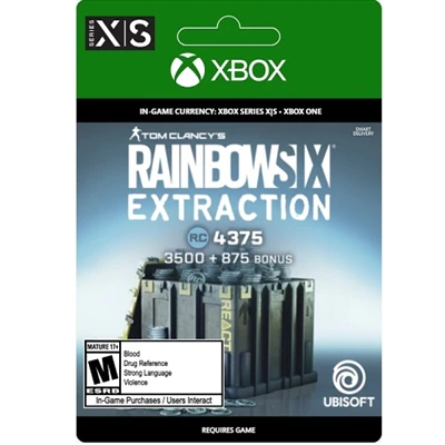 Download Xbox Tom Clancys Rainbow Six Extraction 4375 REACT Credits Xbox One Digital Code