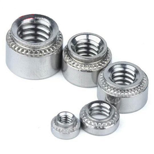 1000P S-M2.5-2 Press in Nut Self Clinching Nuts Crimped Rivet Sheet Metal Rivnut