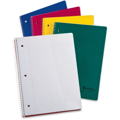 Ampad Oxford Earthwise Recycled 3HP Notebooks - Letter
