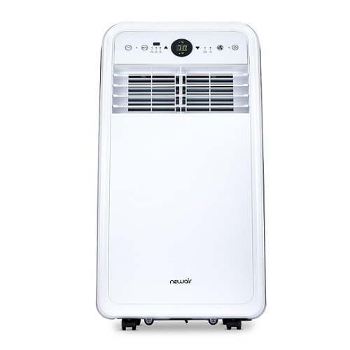 NewAir - 200 Sq. Ft. Portable Air Conditioner, 7,500 BTUs (4,000 BTU, DOE), Easy Setup Window Venting Kit and Remote Control - White