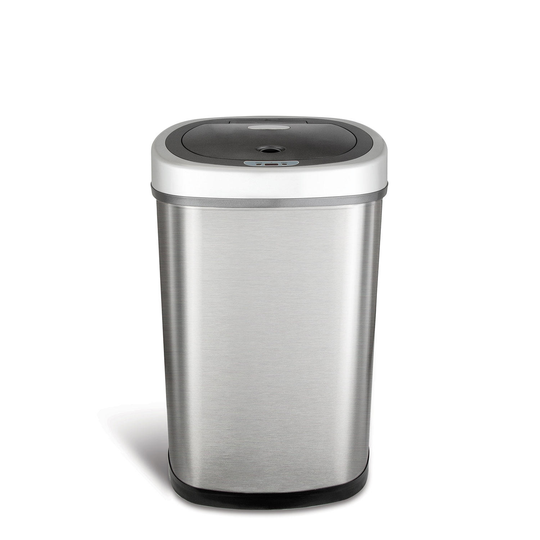 NineStars 13.2 Gallon Motion Sensor Trash Can, Stainless Steel