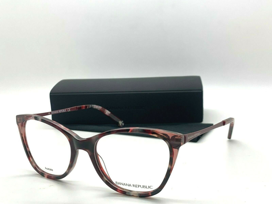 NEW Banana Republic Eyeglasses MARCIA YDC BURGUNDY HAVANA 52-18-135MM /CASE