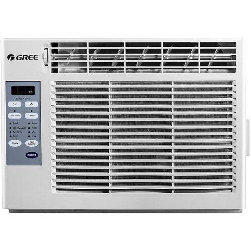 Gree - 150 Sq. Ft. 5,000 BTU Window Air Conditioner - White