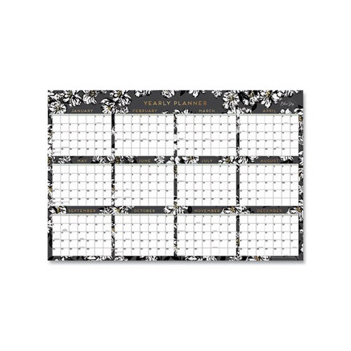 Laminated Baccara Dark Calendar