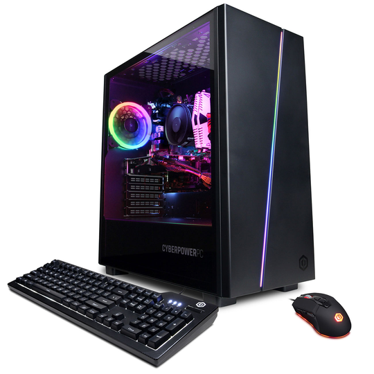 CyberPowerPC Gamer Master Black Gaming Desktop AMD Ryzen 7 5700G 16GB RAM 1TB SSD, NVIDIA GeForce RTX 3060