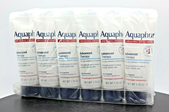 6 Pack! Aquaphor Healing Ointment Advanced Therapy, 1.75oz each, Expires 12/2023