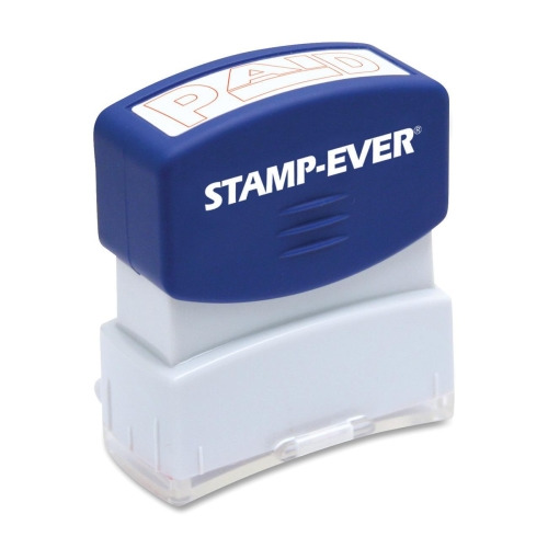 Stamp-Ever Pre-inked Red Paid Stamp