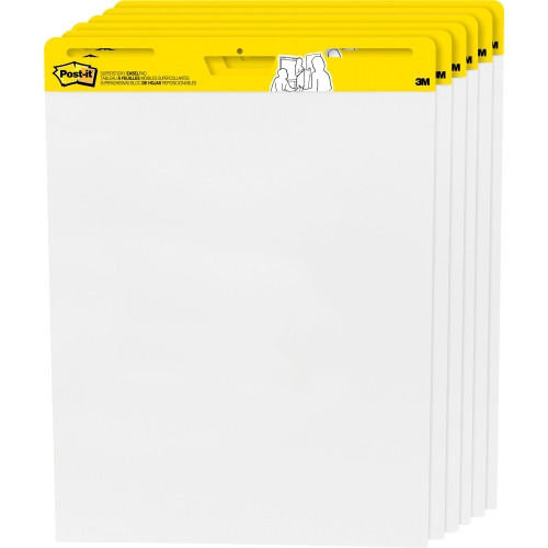 Post-it Self-Stick Easel Pads Value Pack, 25 in x 30 in, White