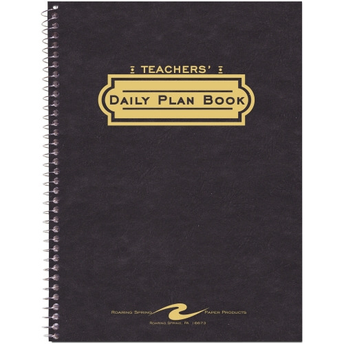 Roaring Spring Teacher's Daily Planner Spiral Book, 11