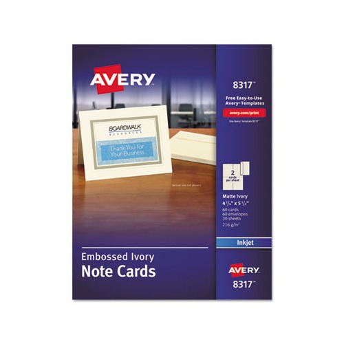 Embossed Note Cards