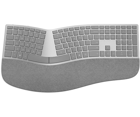Microsoft Surface Silver Ergonomic Keyboard