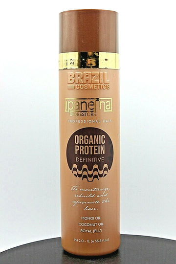 Brazil Cosmetics Ipanema Biorestore Organic Brazilian Hair Protein, 33.8oz / 1L