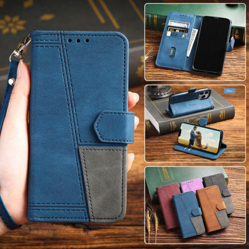 For iPhone 13 12 11 Pro Max SE2022/8/7 Plus XR Case Leather Wallet Flip Cover