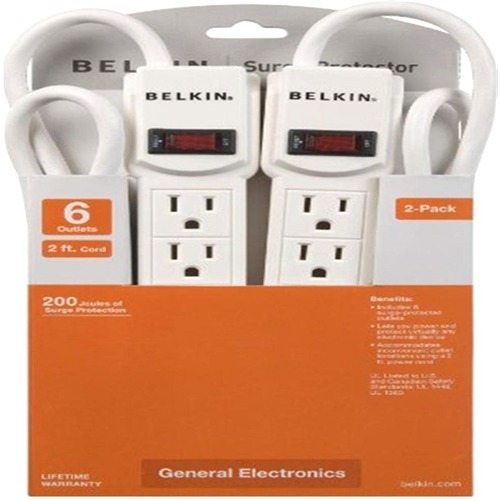 Belkin F5C048-2 6-Outlets Surge Suppressor
