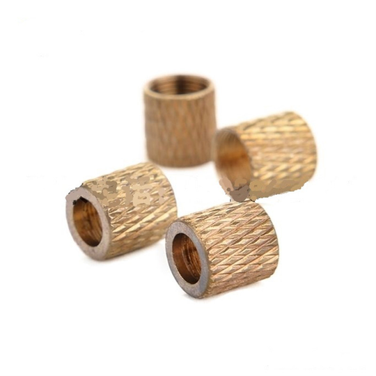 3000Pcs STKB-632-6 Brass Molded-in Knurled Inserts Thru-Threaded Nuts PCB Rivnut