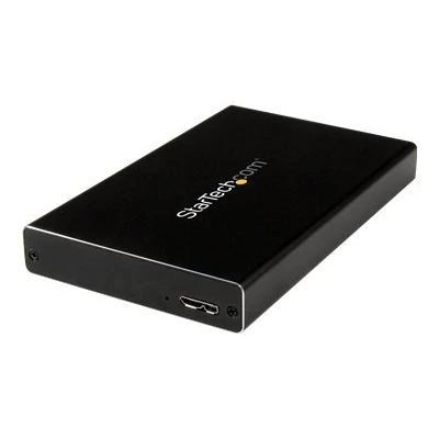 StarTech.com 2.5-inch IDE Hard Drive Enclosure - Supports UASP - Aluminum - IDE and SATA - USB 3.0 HDD Enclosure - Ex...