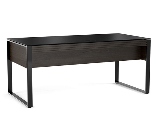 BDI Corridor Charcoal Stained Ash Office Desk