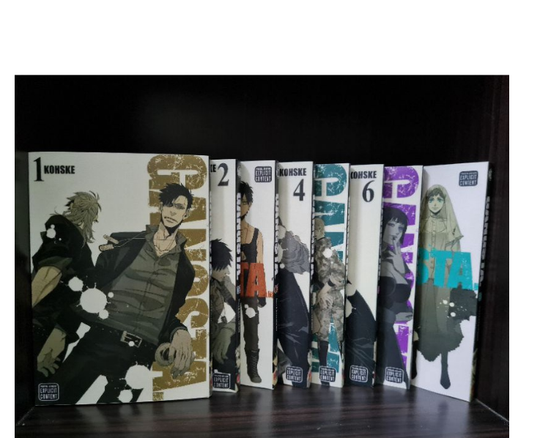 Gangsta Manga Anime Volume 1-8 English Comic Book by Koshke-DHL Express
