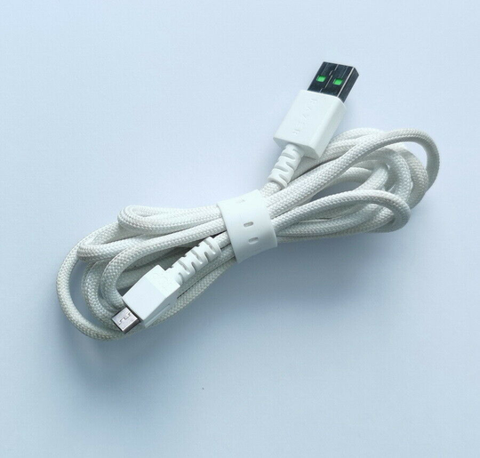 White USB cable for Razer Basilisk Viper Ultimate Naga Pro deathadder v2 Mouse