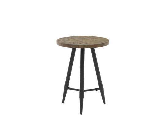 Testa Tobacco Brown Round End Table