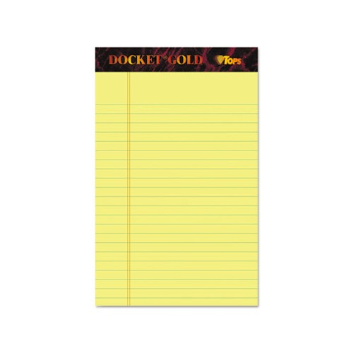 Docket Gold Ruled Perforated Pads