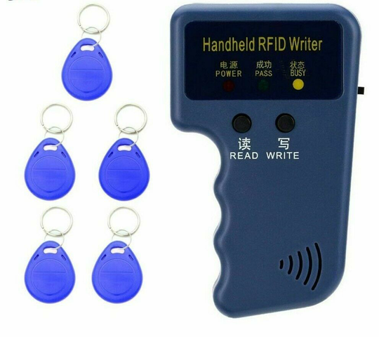 Handheld 125KHz RFID Duplicator Copier Writer Programmer Reader Card Copy EM4305