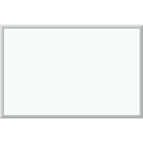 U Brands Melamine Dry Erase Board, 36 x 24 Inches, Silver Aluminum Frame