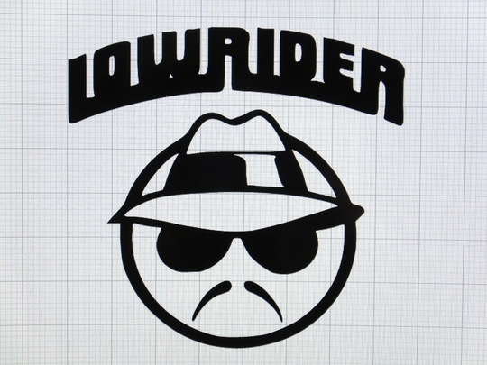 Lowrider Die-Cut Vinyl Indoor Outdoor Car Truck Window Decal-21 Different Colors