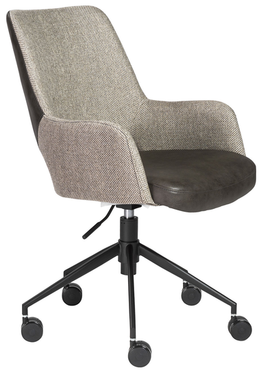 Euro Style Desi Light Grey & Dark Grey Office Chair