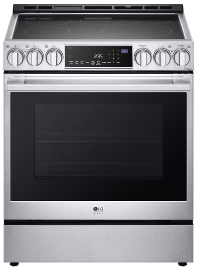 LG Studio 6.3 cu ft Electric Range - Stainless Steel