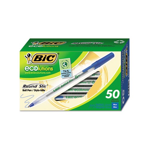 Ecolutions Round Stic Stick Ballpoint Pen Value Pack