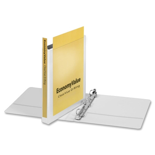 Cardinal EconomyValue ClearVue Slant-D Ring Binder