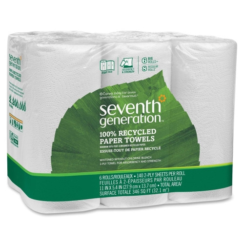 Seventh Generation 100 Pct Recycled Paper Towels