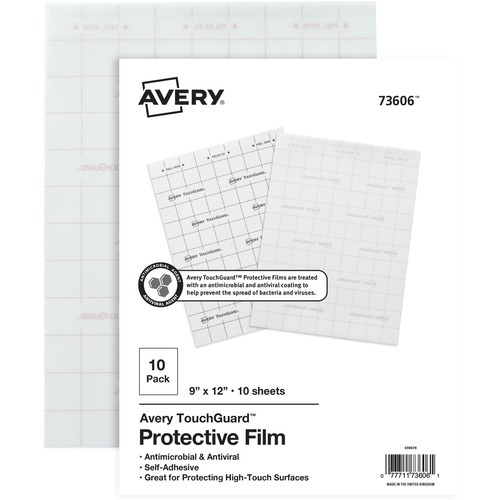 Avery TouchGuard Protective Film Sheets