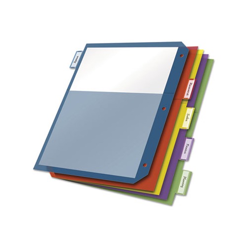 Poly 2-Pocket Index Dividers