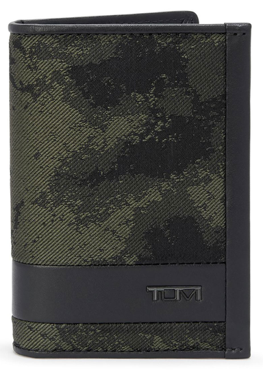 TUMI Alpha Camo Jacquard Multi Window Card Case