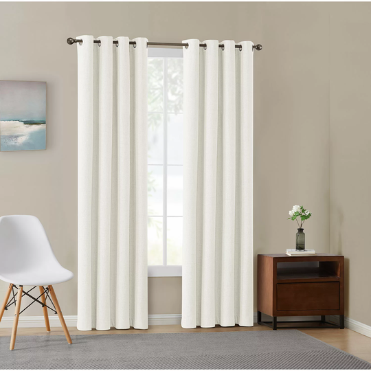 Total Blackout Window Panel Pairs-Ivory 52x95