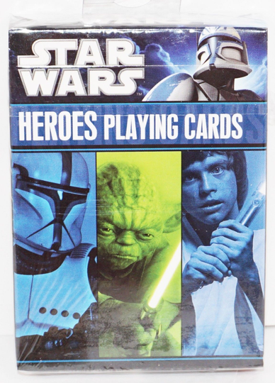 DISNEY STAR WARS - MULTIPLE CHARACTERS HEROES PLAYING CARDS CARTAMUNDI 2011