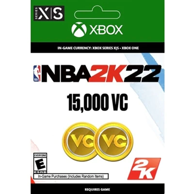 Download Xbox NBA 2K22 15000 VC Xbox One Digital Code