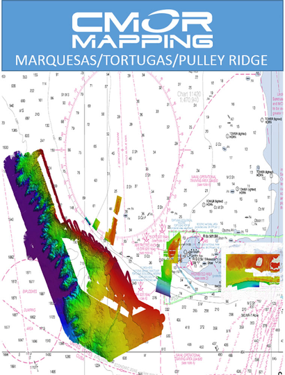 CMOR Marquesas, Tortugas, Pulley Ridge Map f/ Simrad, Lowrance, B & G