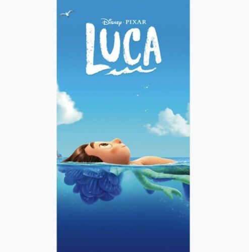 LUCA DISNEY-PIXAR ORIGINAL LICENSED BEACH POOL TOWEL SUPER SOFT (27"x54"